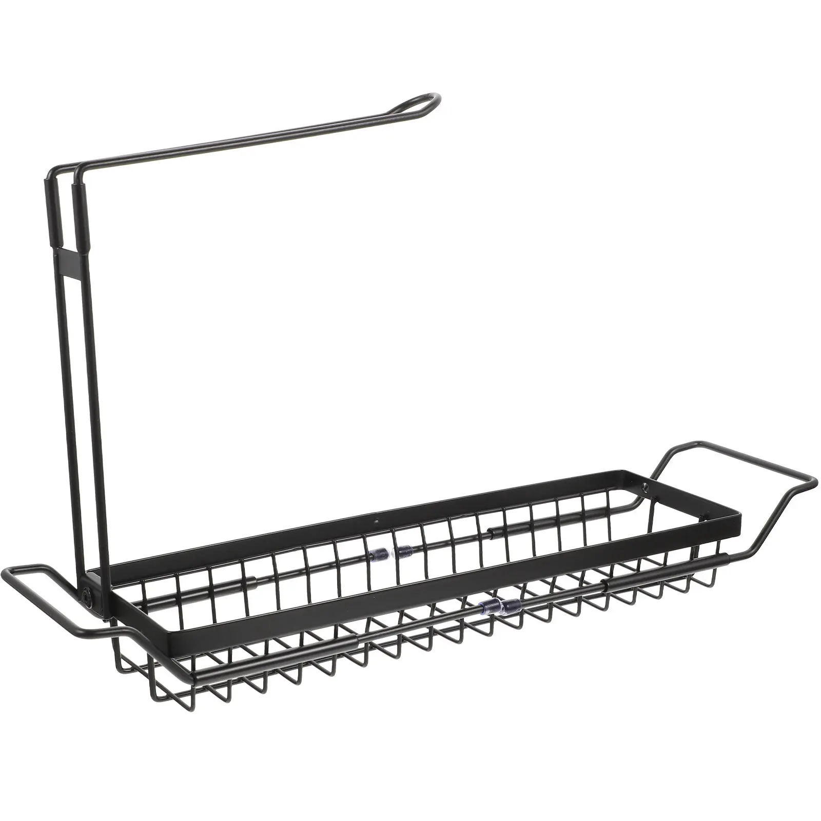 

Телескопическая подставка для кухонной раковины, расширяемый органайзер для хранения губок, мыла и кухонных полотенец, решение для хранения над раковиной