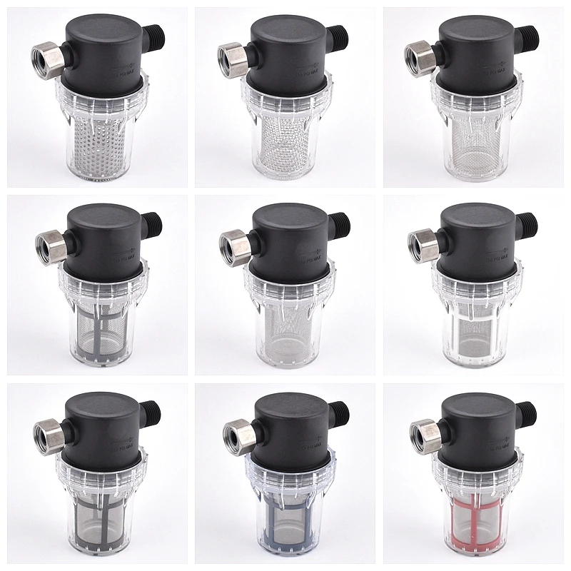 1/2 Inch Garden Watering Filter Aquarium Fish Tank Male Thread To Female Thread Impurity Prefilter Household Water Pipe Strainer