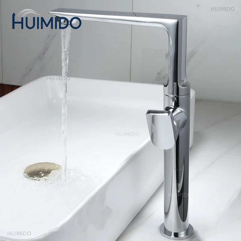 Brush Gold Basin Faucet Hot and Cold Lavotory Sink Faucet  Bathroom Vessel Sink Mixer Taps Brass Rotation Sink Mixer Chrome Gold