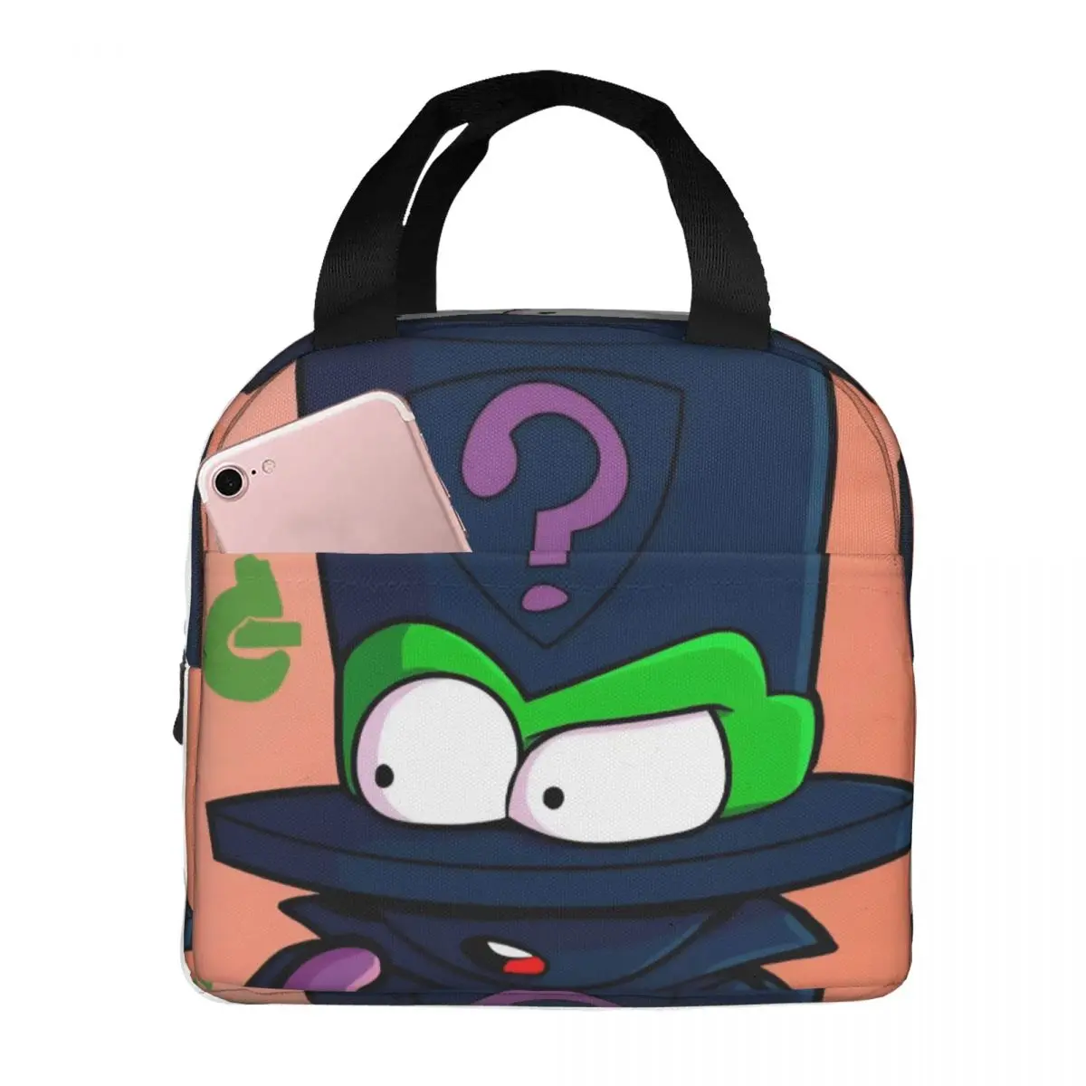 سوبر زينجز الاطفال معزول حقيبة الغداء قدرة عالية قابلة لإعادة الاستخدام حقيبة للحفاظ على البرودة حمل علب الاغذية كلية نزهة الغذاء حقائب اليد #1
