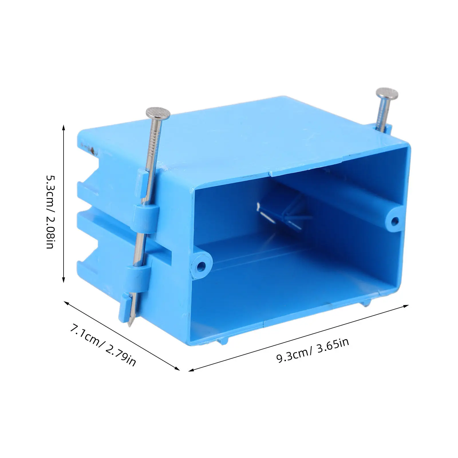 Universal Outdoor Junction Box ABS Material Wall Socket Box Without Lid Easy Installation Versatile Outlet Holder