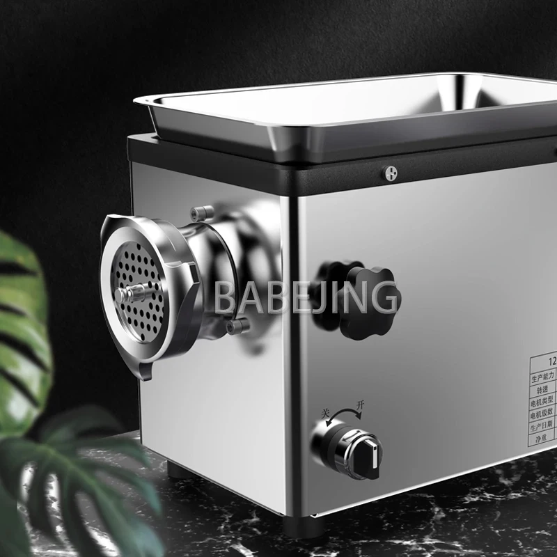 Elektryczna maszynka do mielenia mięsa, wytrzymała maszynka do mielenia mięsa ze stali nierdzewnej, napełniarka do kiełbasek, maszyna do przetwórstwa żywności