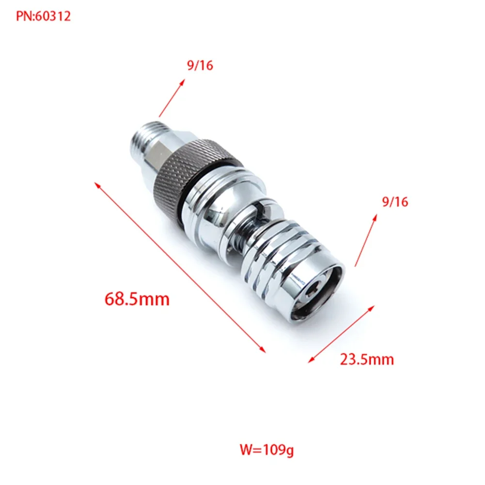 1pc Self-locking Connector Diving Full Face Second Stage Adjuster Quick Connect Quick Release Self-locking Connector Adapter