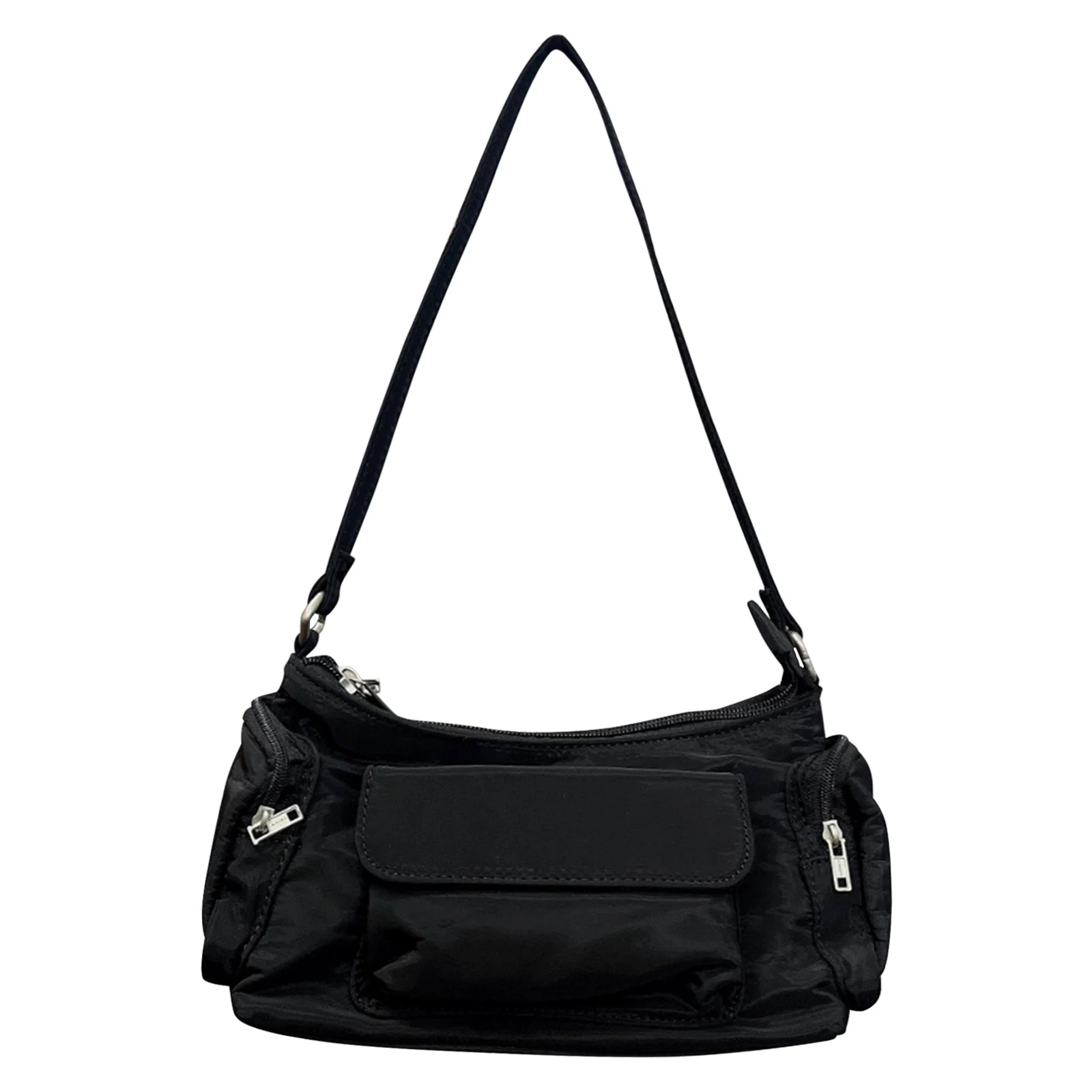 

Women Nylon All-Matching Underarm Bag Lightweight Trendy Hobo Handbag Retro Korean Styles for Daily