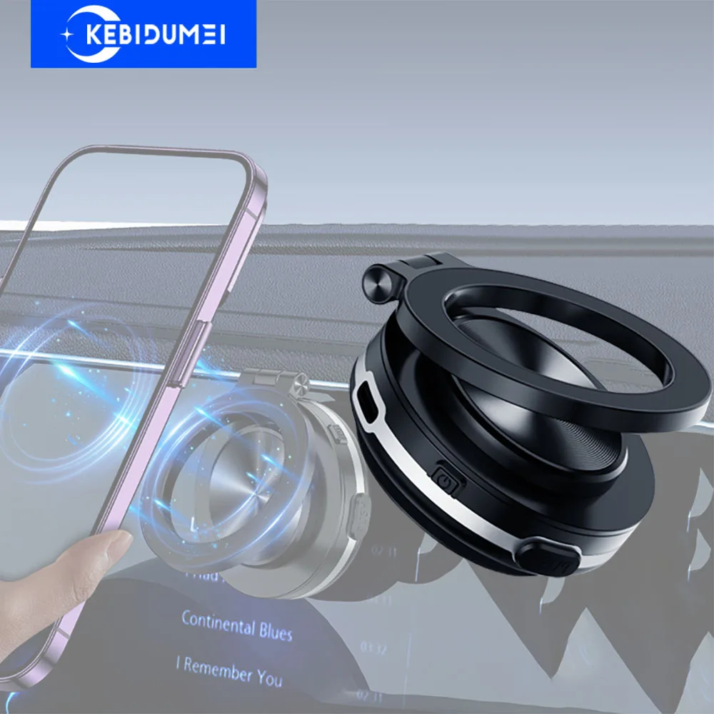 

Vacuum Magnetic Phone Holder Car Mount Stand Suction Cup Folding Navigation Cell Smartphone Bracket For IPhone Samsung Xiaomi