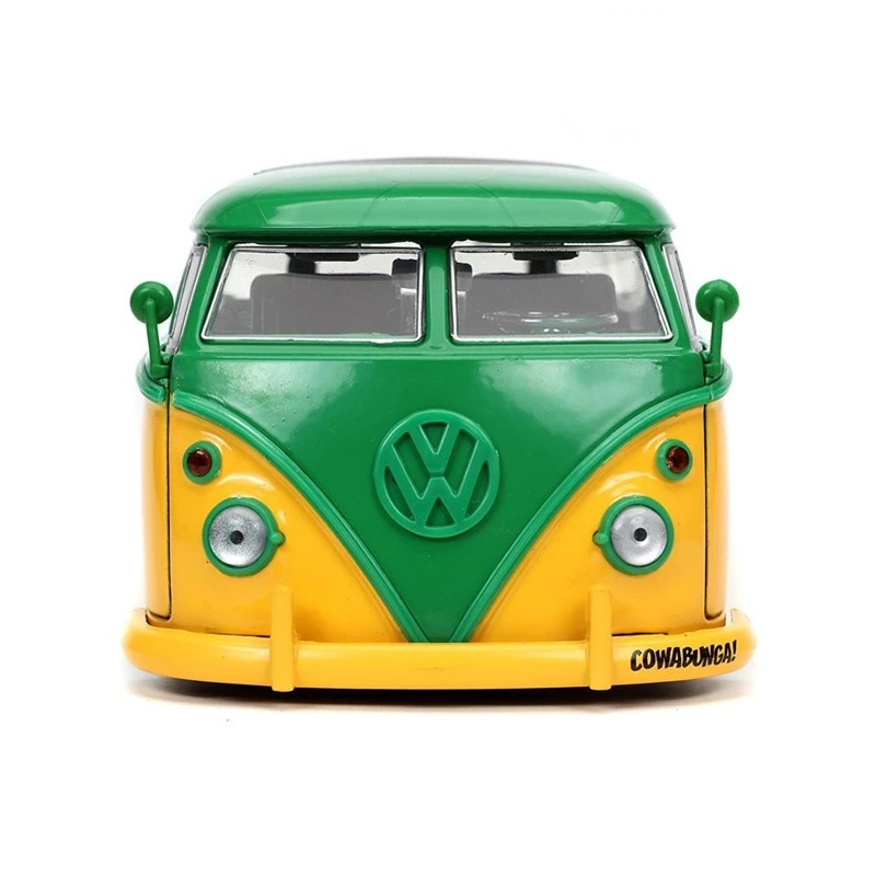 Jada1:24 1962 Volkswagen Retro Bus High Simulation Diecast Car Metal Alloy Model Car Toys For Children Gift Collection