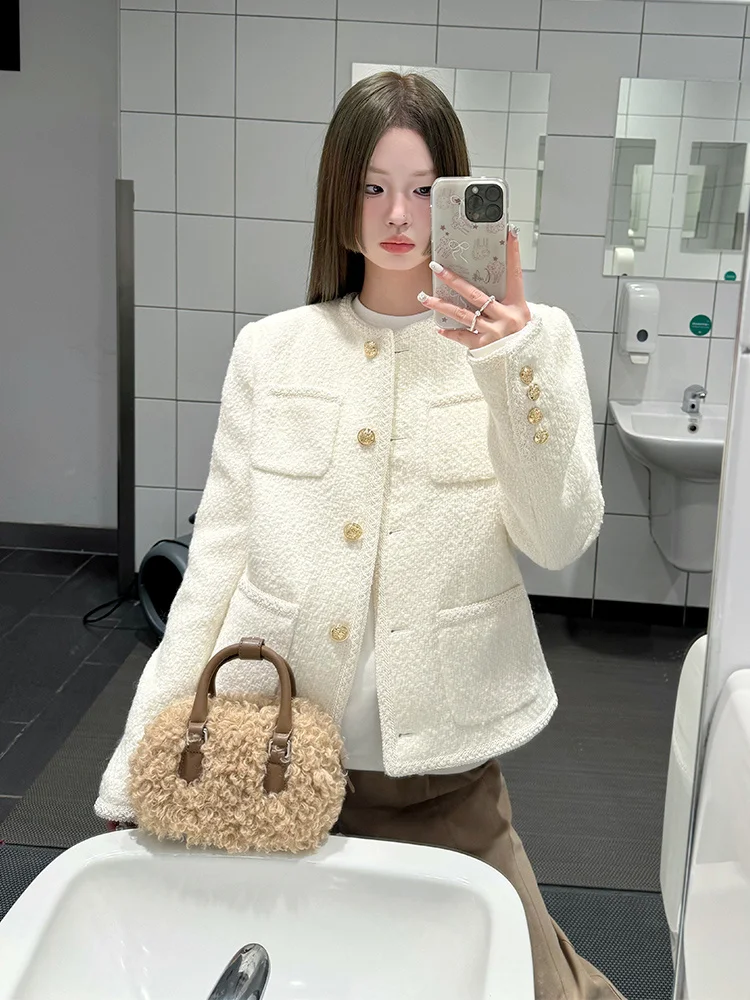 

Tweed Jacket Embellished Button Women Womens Summer Gauze Safari Beaded French Style Bohemian Beach Tassels Embroidery Two-Piece