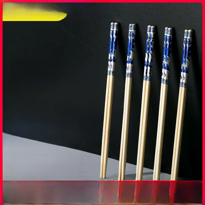 blue-and-white-porcelain-disposable-chopsticks-restaurant-takeout-packaging-thickened-extended-bamboo-chopsticks-individually