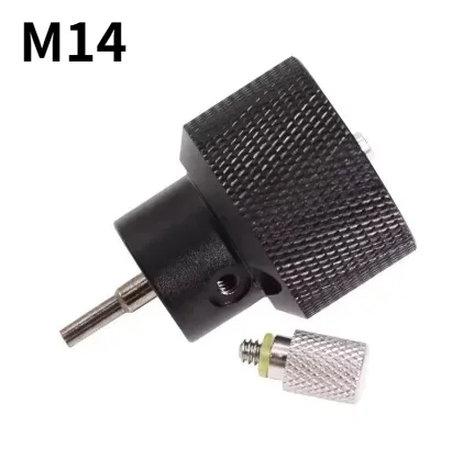 M14 Thread Brass Charging Adapter for R134a Refrigerant Bottle Air Conditioner Maintenance Tool