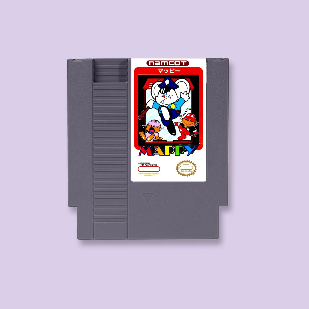 

Mappy Game Cartridge Action Game For NES 8Bit 72PIN Consoles Game Card