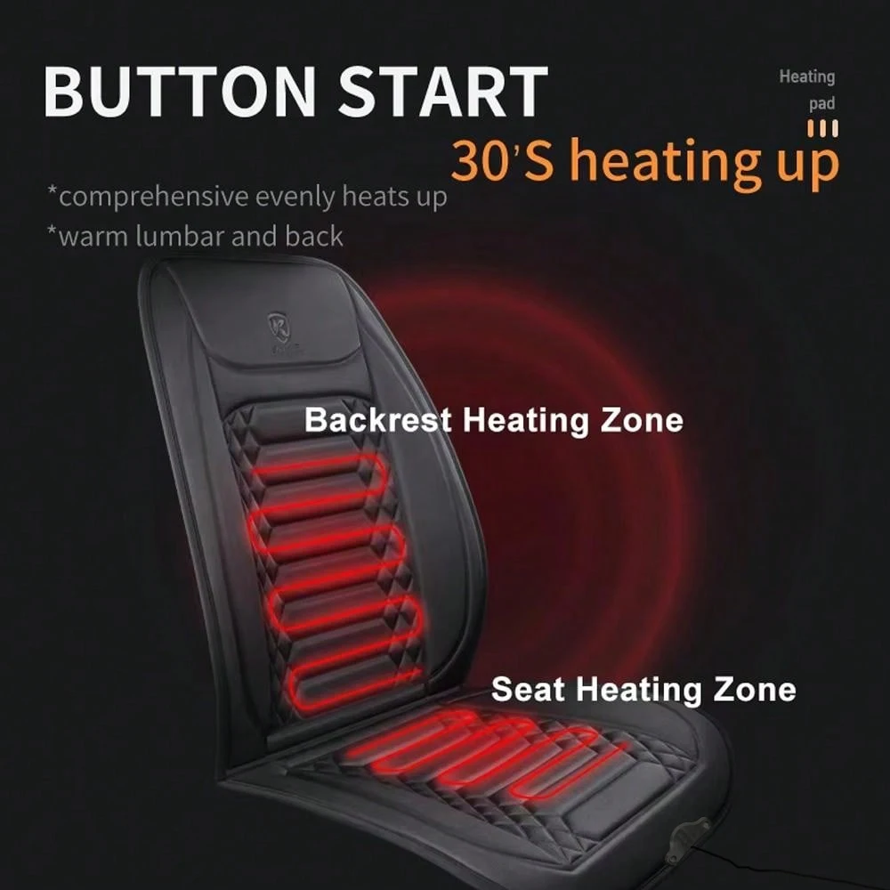 12v aquecido capa de assento de carro almofada de aquecimento rápido aquecedor de assento de carro flanela aquecida protetor de assento de carro capa de aquecimento acessórios do carro