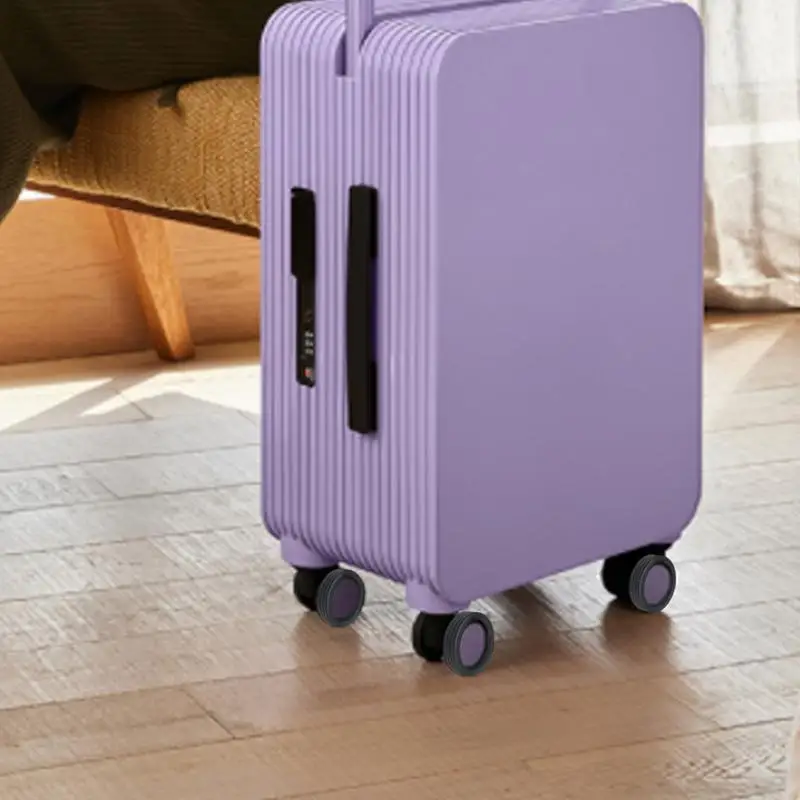 Luggage Wheel Protector Silicone Chair Wheel Caster Shoes 8X Anti-Noise Luggage Compartment Wheel Protection Cover Anti-Scratch