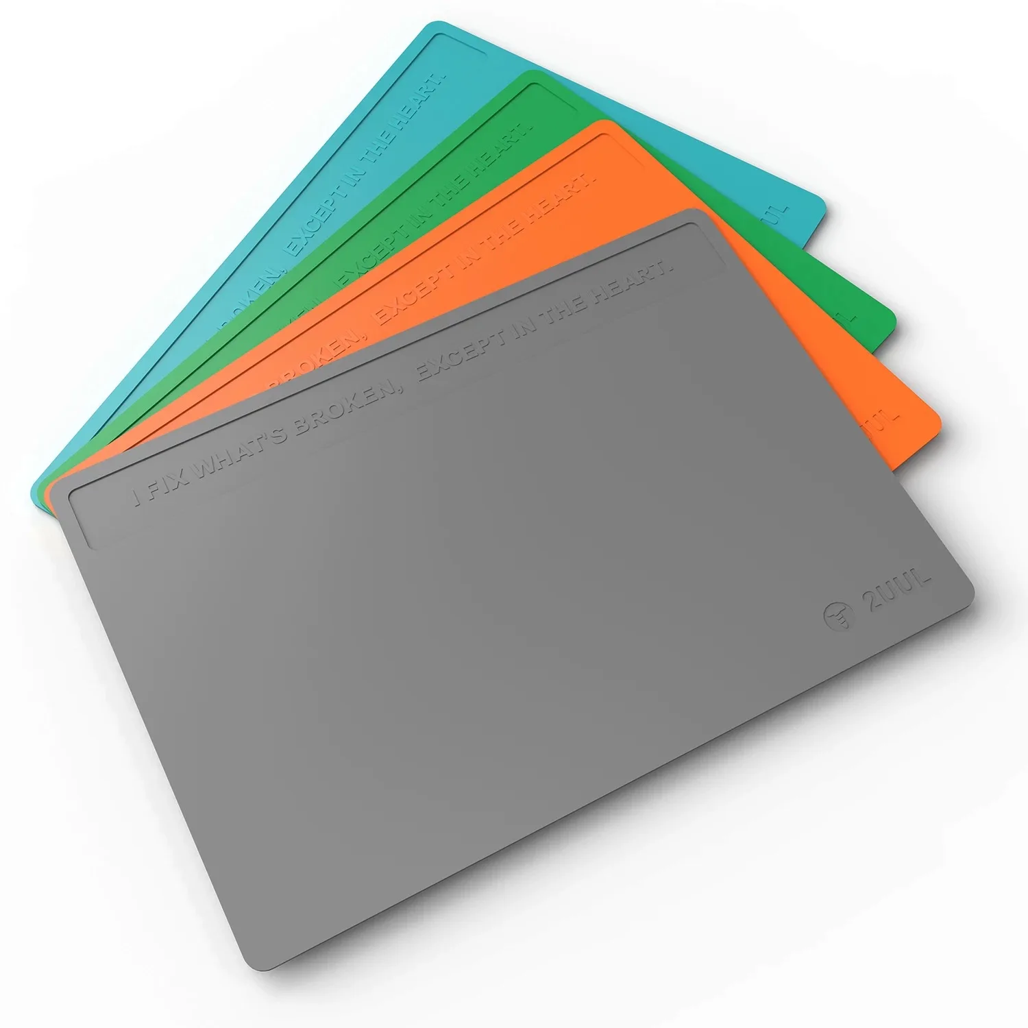 

2UUL Silicone Pad 400mm*280mm Heat-Resistant Anti-static Desk Platform for BGA Welding Rework Desk Organization Mat
