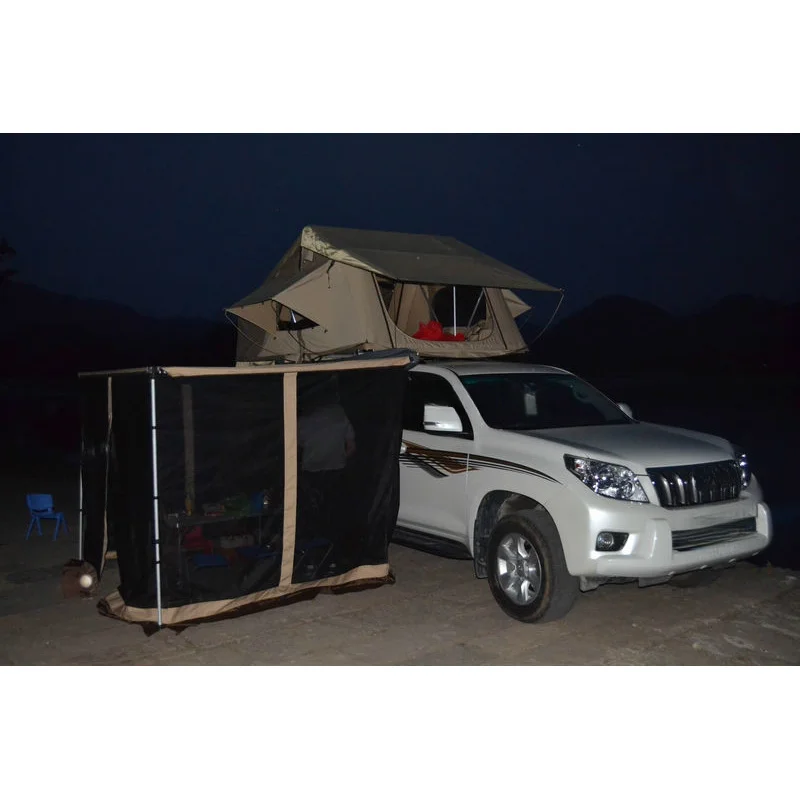 High Quality 4x4 Off-Road Overland Fiberglass Hard Shell Rooftop Tent For SUV Pickup
