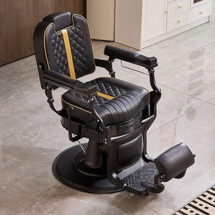 

Мебель для парикмахерских, мужские винтажные стулья для салонов, тяжелые гидравлические парикмахерские, винтажные парикмахерские кресла, мебель для салона красоты
