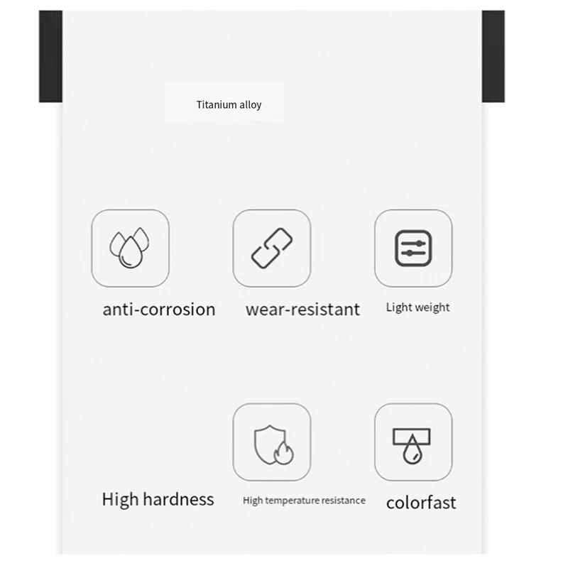 A73T 4Pcs Titanium Alloy Mini Keychain Connector Buckle Universal Connector Universal Ring Auxiliary Ring
