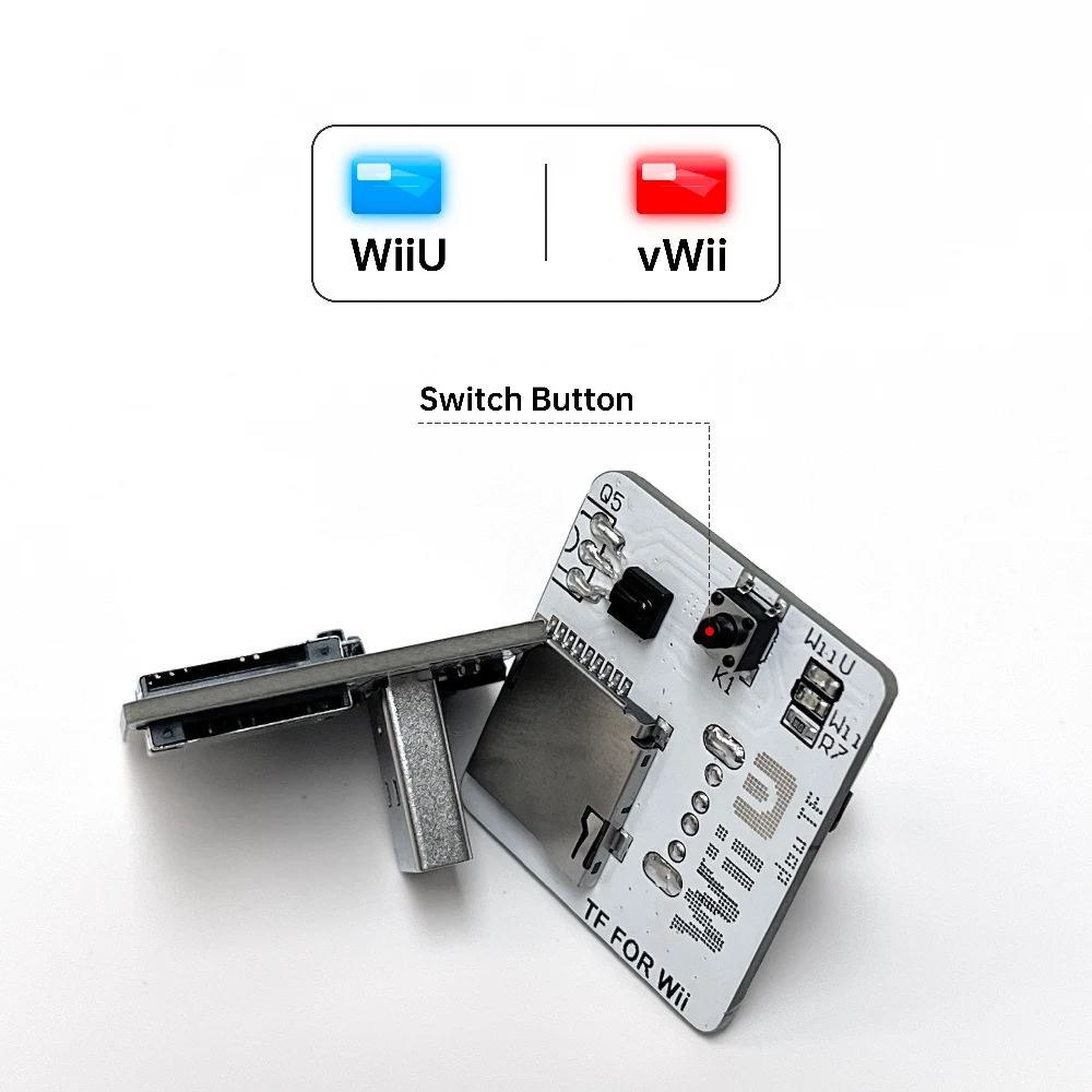 wiiU メモリ拡張メモリ付き WiiuデュアルシステムTFカード、USBミニメモリ拡張カードへの2つの