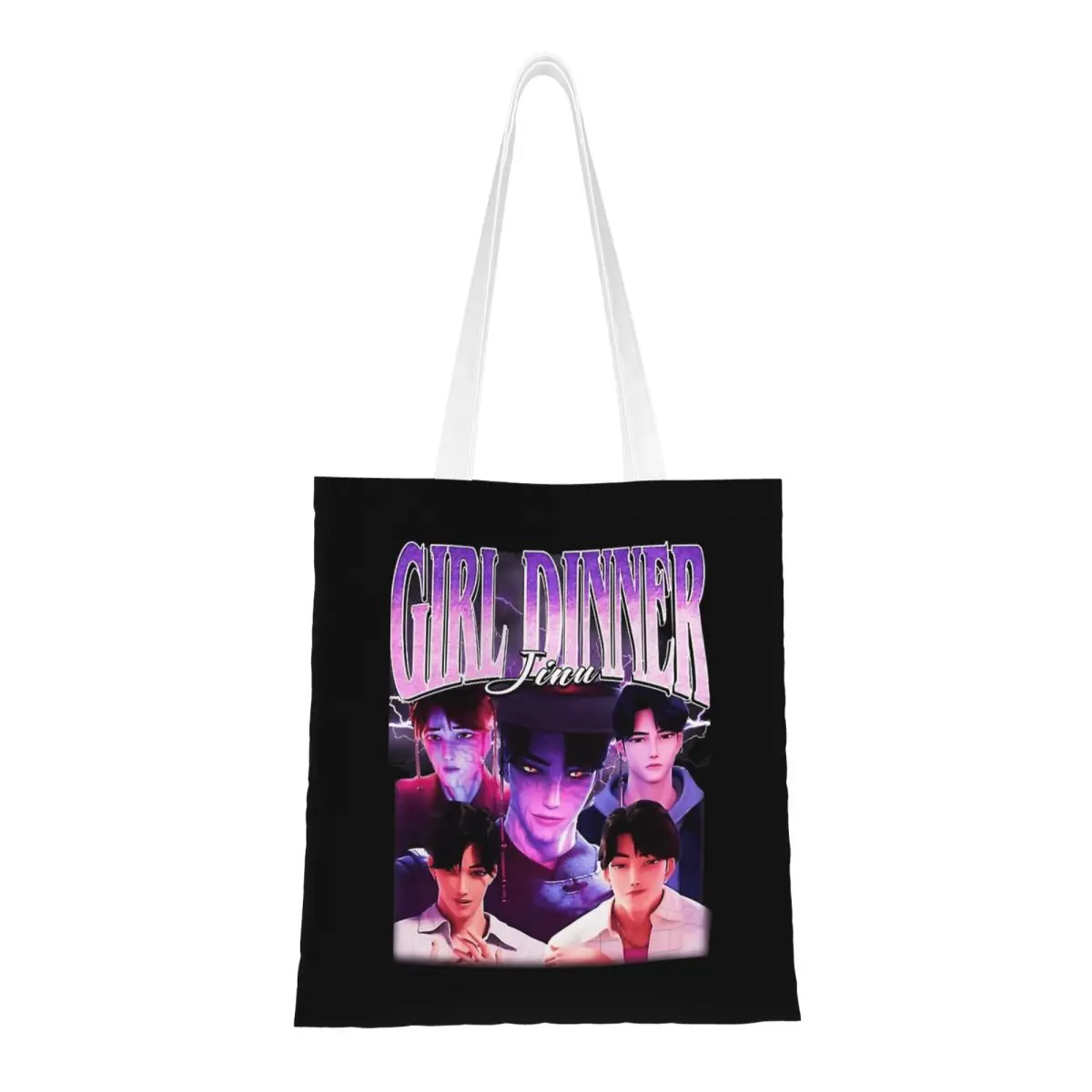 

Saja Boys Kpop Demon Hunters сумки-тоут женская сумка складная сумка через плечо для девочек-студентов многоразовая сумка для покупок