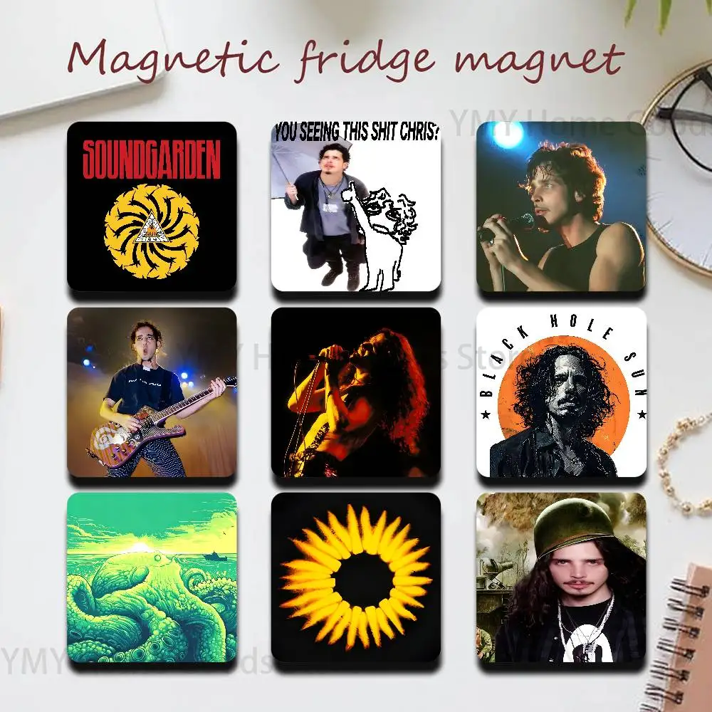 Chris Cornell Band S-Soundgarden Refrigerator Magnets the Perfect Choice for Home Create Warm Cozy Home Decor Gifts