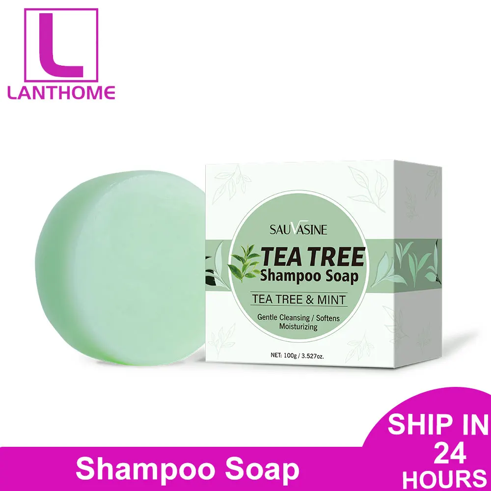

Tea Tree Essential Oil Shampoo Soap For Deep Cleaning And Hair Care Silicone Free And Residue Free Handmade Essential Oil Soap