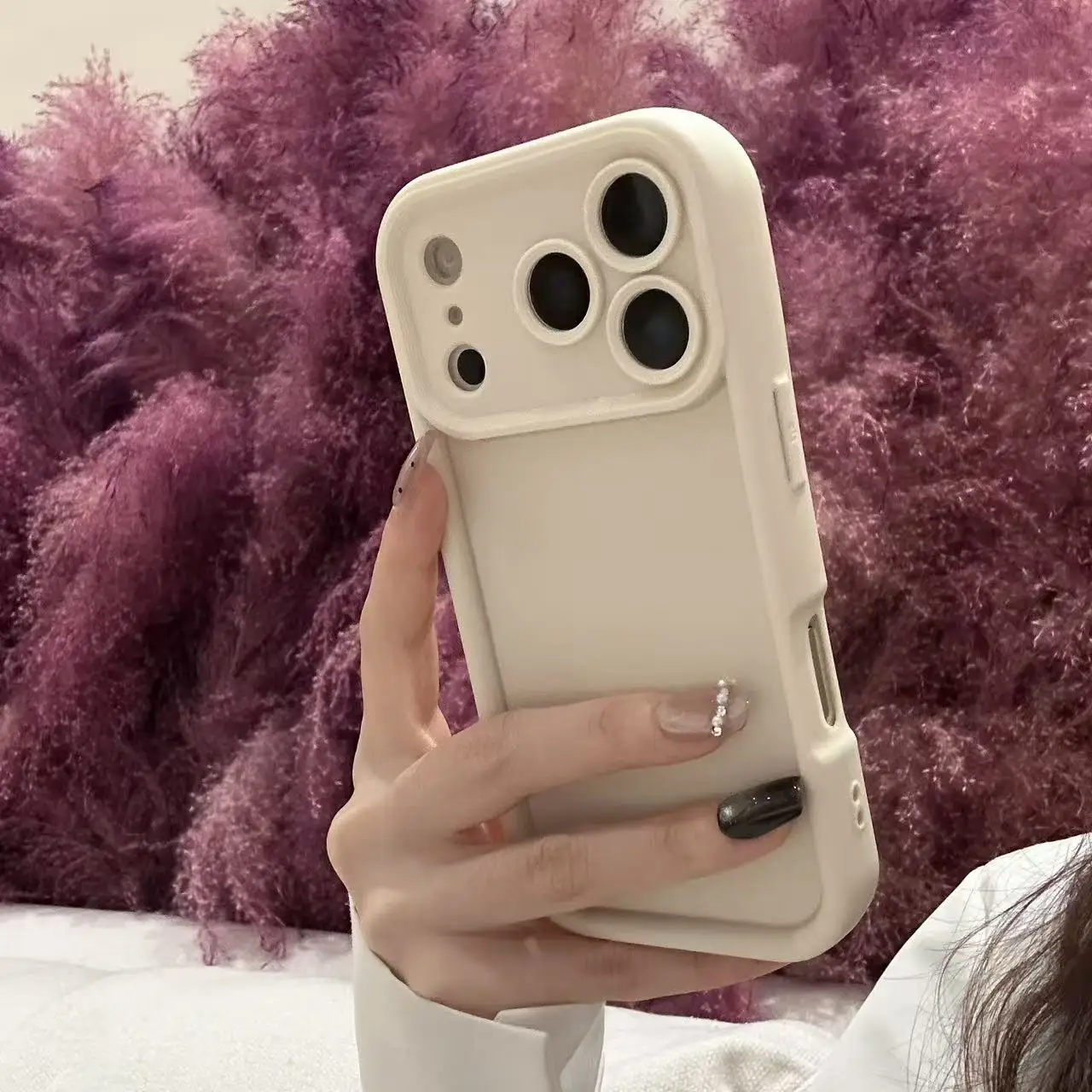 لينة بولي TPU للصدمات ماتي سيليكون جراب هاتف آيفون 17 الهواء 16 15 زائد 14 13 12 11 برو ماكس رشاقته غطاء حماية الكاميرا