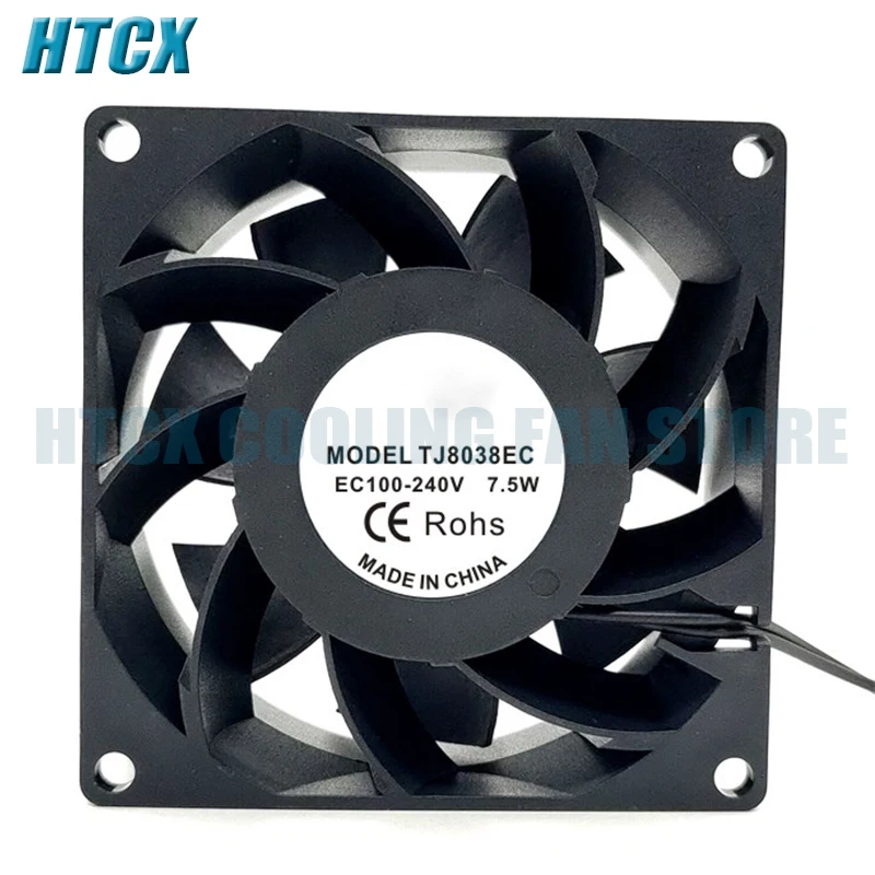 New EC100-230V Universal 220V Super large Air Volume 8038 8CM/cm Brushless AC Cabinet Cooling Fan