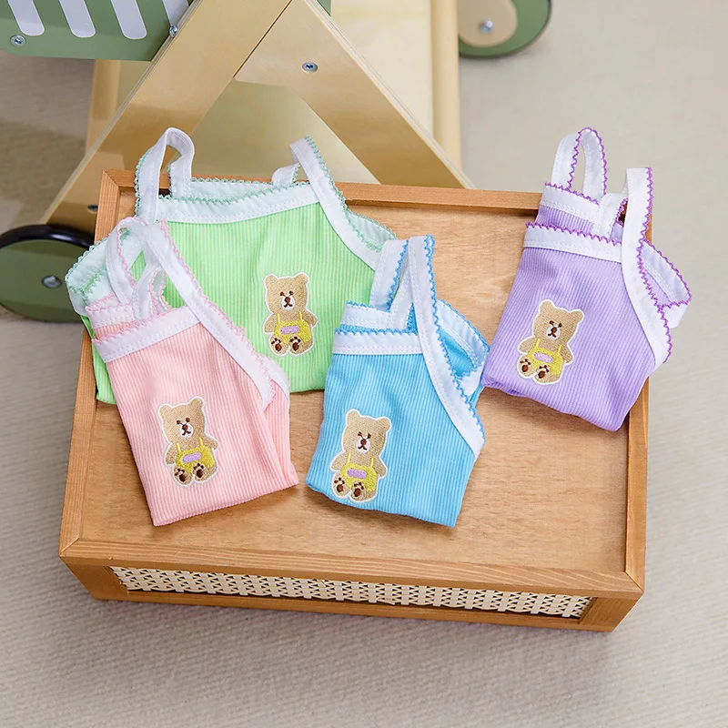 

Dopamine Bear Dog Vest Summer New Colourful Puppy Clothes Cool Breathable Pet Clothing Teddy Two Legs Clothes