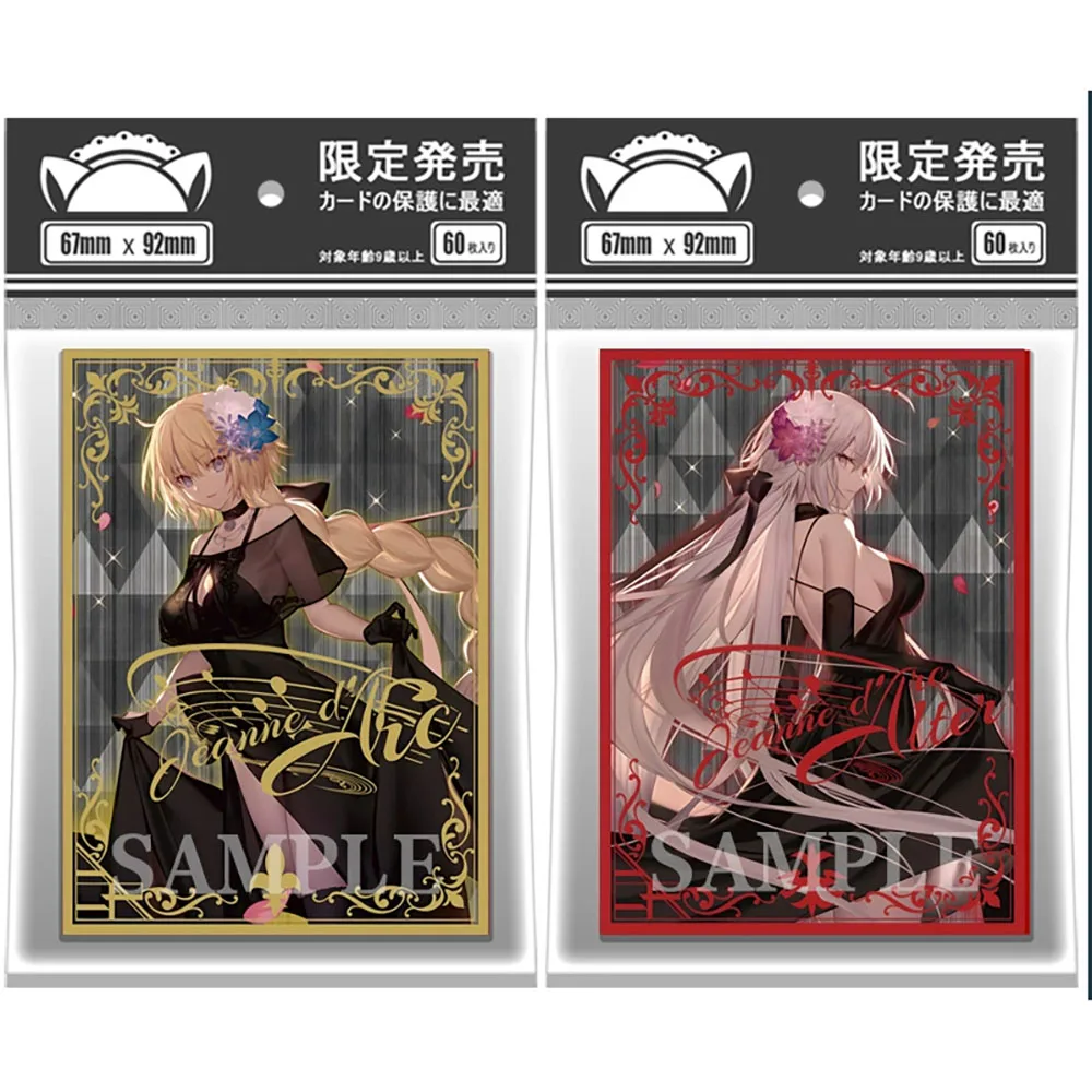 Fundas para tarjetas de Anime Shinney Laser para MTG, 60 piezas, 67x92mm, Joan of Arc, Protector de tarjetas interno Compatible con TCG/PTCG/PKM