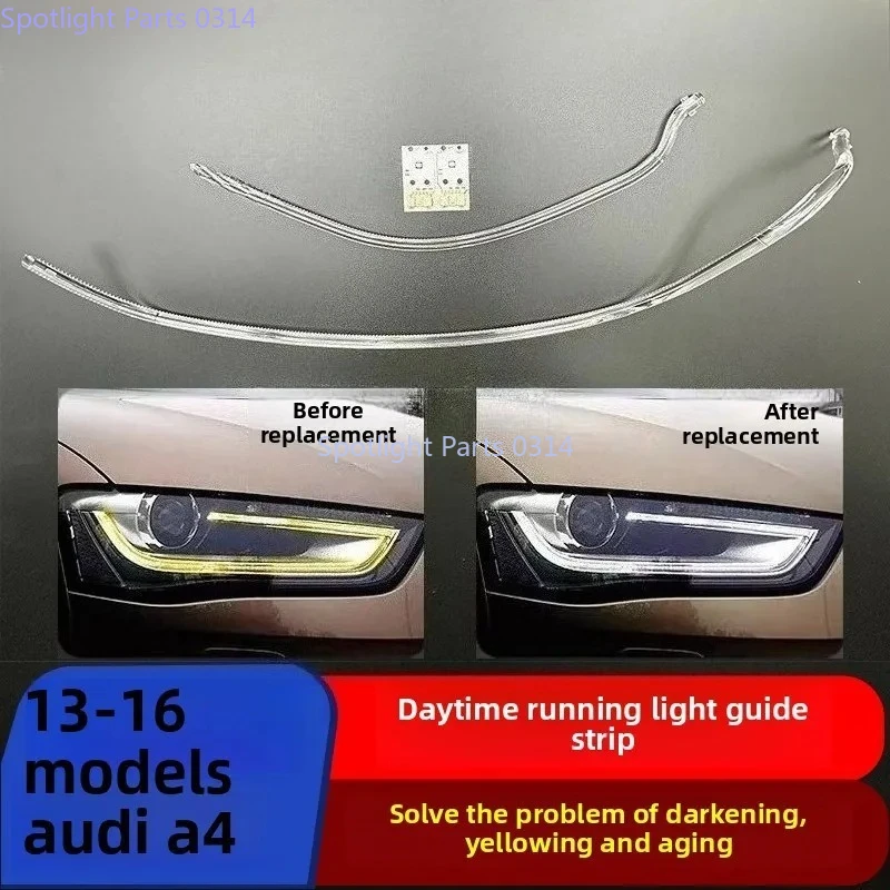 

Suitable For 2013-2016 Audi A4 B8 B8PA angel eye light guide strip light guide plate LED angel eye daytime running light module