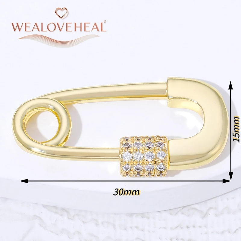 karabinerhaken,18K Vergoldeter Messing-Druckknopfverschluss, Vintage Ovaler Schlangenglied-Verbinder für Schmuckherstellung, DIY Halsketten- und Armbandzubehör – Detail 31