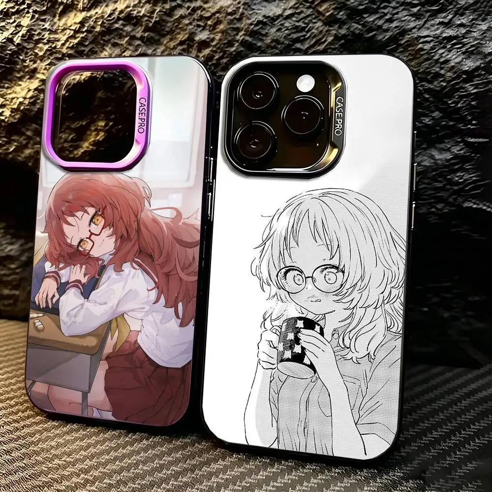 

Super adorable A-Ai Mie Phone Case For iPhone 17,16,15,14,13,12,11 Plus,Pro Max,XS,Colored Silver Plated Inside Cover