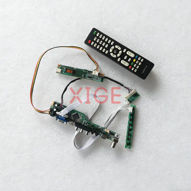 

Плата контроллера экрана подходит для LTN160HT01 N184H3 LQ164M1LD4C LQ164M1LD4A 1920x1080 30-контактный комплект LVDS USB+AV+VGA+HDMI 1-CCFL 1920*1080
