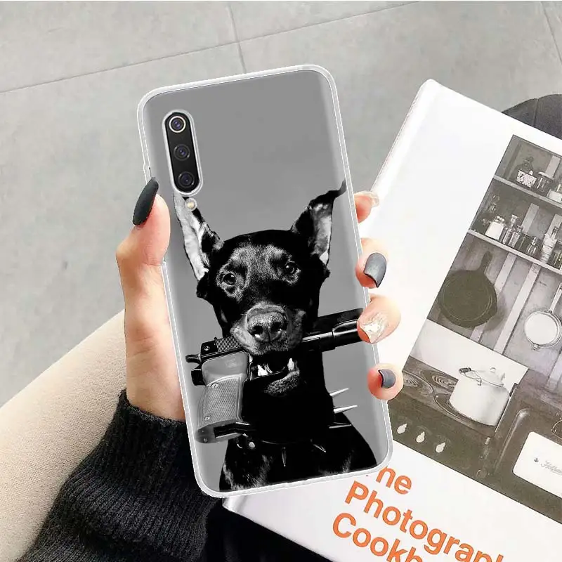 Doberman Animal Dog Phone Case For Xiaomi Redmi Note 13 12S 12 11S 10 9 8 10S 11 11T 11E Pro Plus + 9S 8T 7 5G Cover Coque Note 