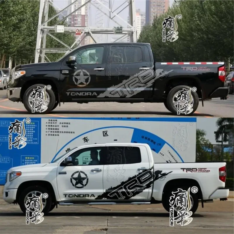 

Car Vinyl Sticker body fashion sports decoration custom foil FOR Toyota Tundra accessories
