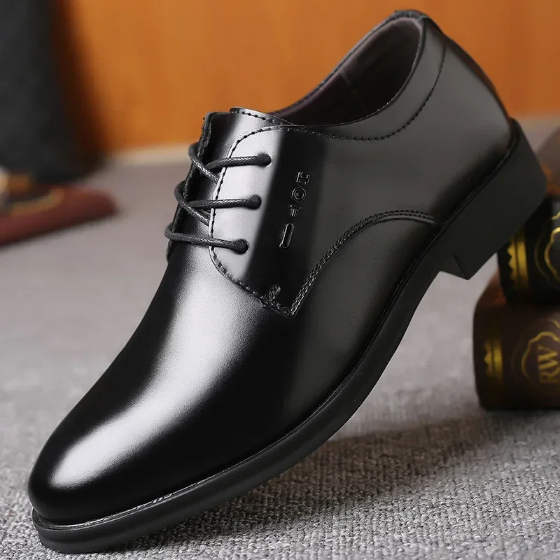 Dresses Men\'s Dress Shoes Men\'s Dressressxury Genumal Shoes for Men Genuine Leather Italian Genuine Leather Luxury Man Shoes