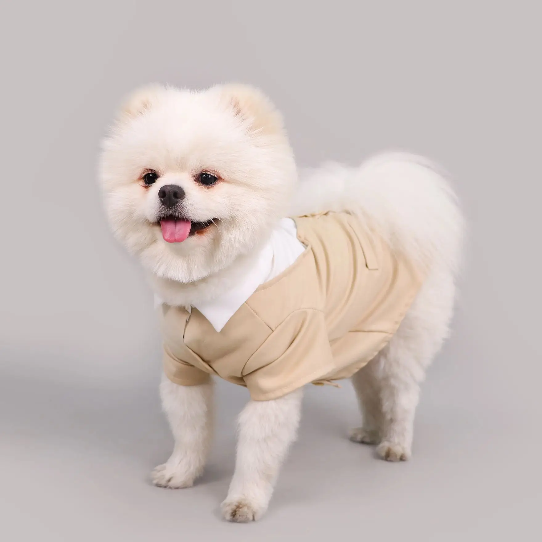 Tuxedo Dog Suit with Gentleman Bow Tie - Pet Wedding Costume Clothes Elegant Formal Outfit for Small  Medium & Large Dogs Pets