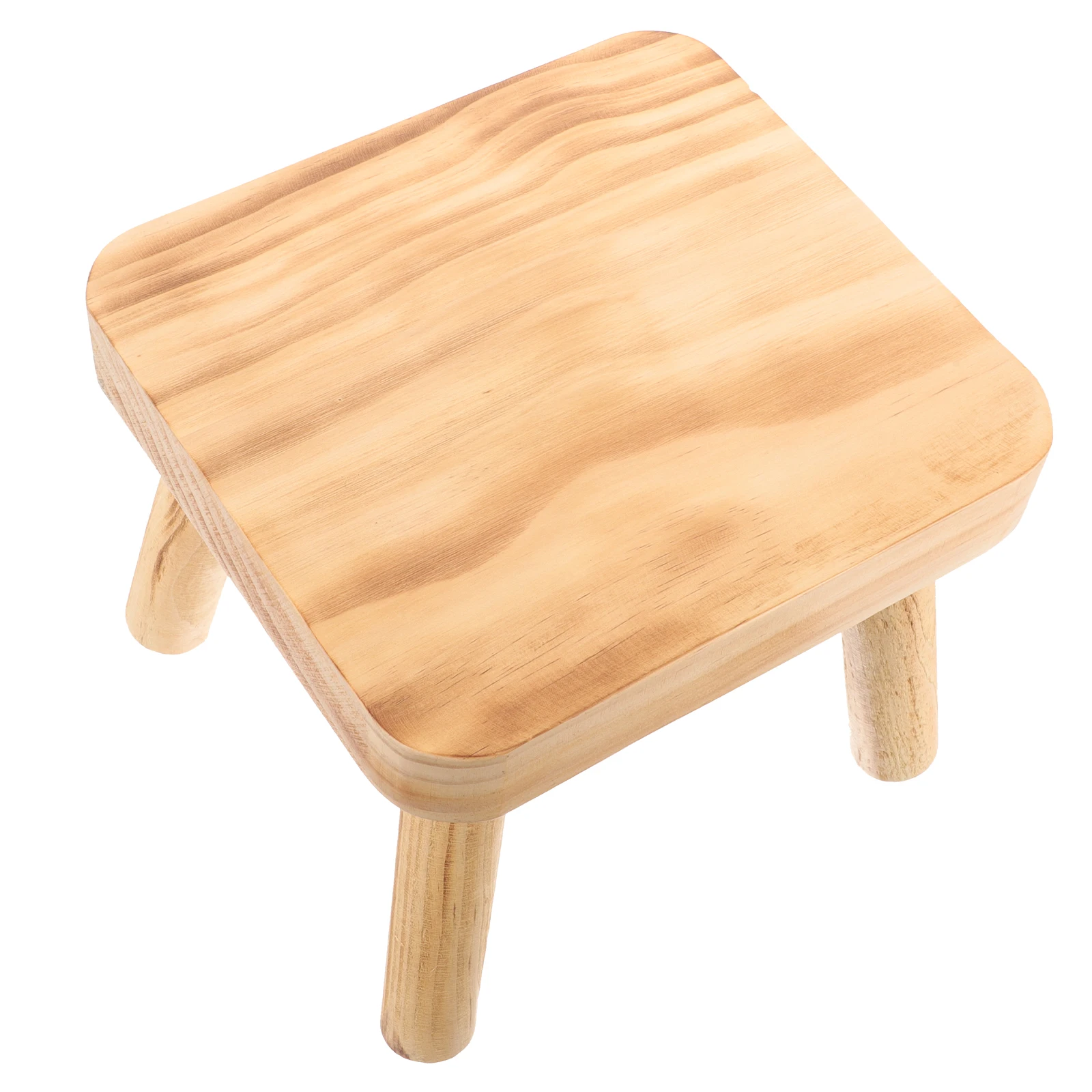 

1pcs Portable Small Stool Wood Step Adults Shoe Changing Kitchen Bath Fishing Garden Sturdy Lightweight Strong Load-Bearing