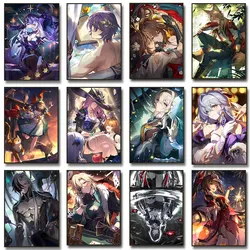Game Honkai: Star Rail Five Star Character Light Cone Diagram Poster Canvas Painting Wall Art HD Picture Game Room Home Decor