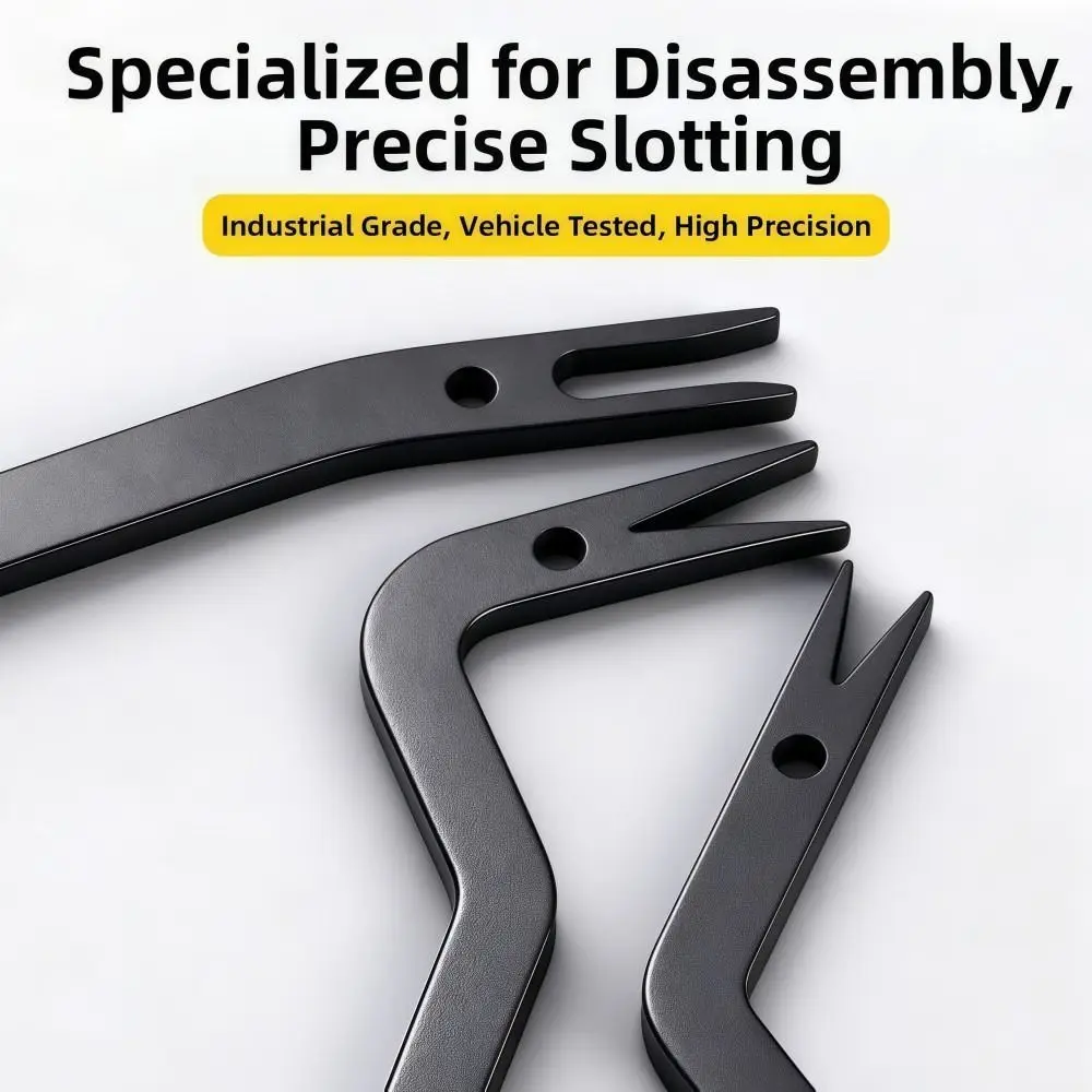 

MultiPurpose Car Roof Handle Removal Tool Anti-slip Scratch-resistant Vehicle Clip Removal Hook Long Handle Steel Handle Pry Bar
