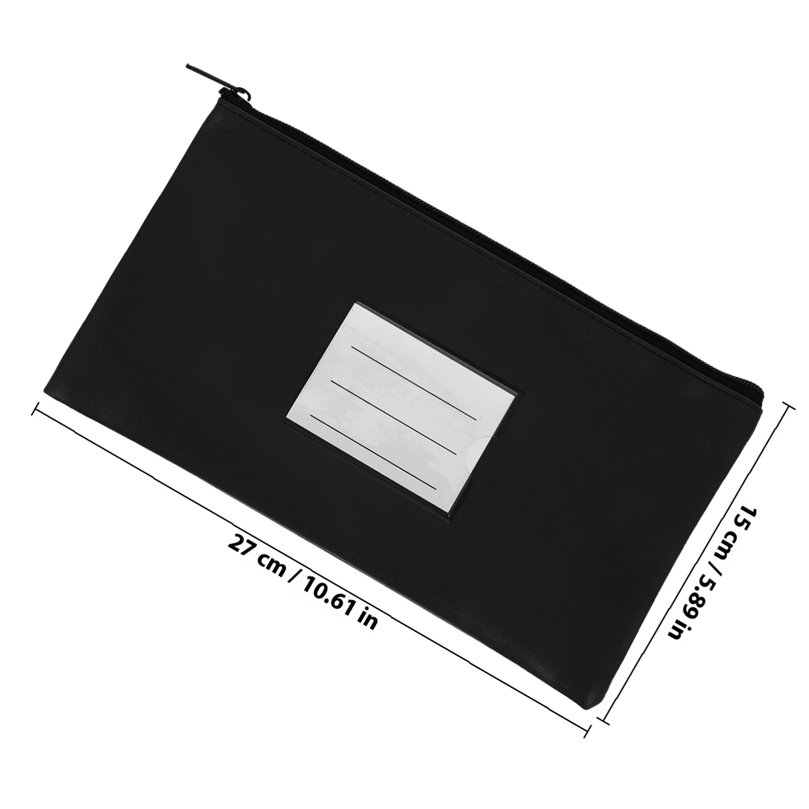 PU Money Wallet Pouch Portable Cash Organizer Bill Storage Bag Receipt Holder Small Money Pouch Bank Bags with Zipper