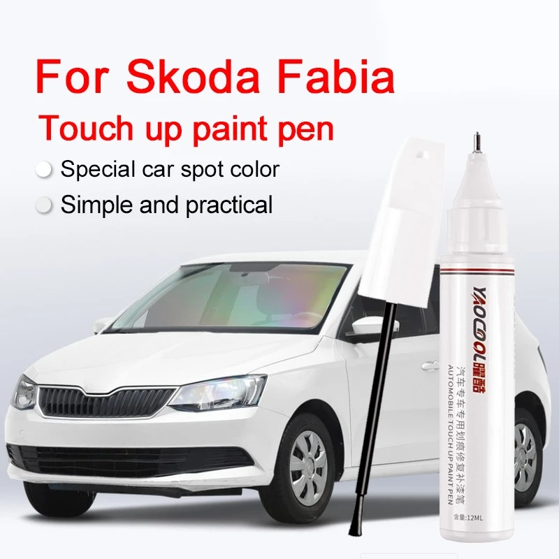 

Для Skoda Fabia автомобильная краска для ретуши, удаление царапин, ремонт краски, защита автомобильной краски, прозрачное покрытие, ручка