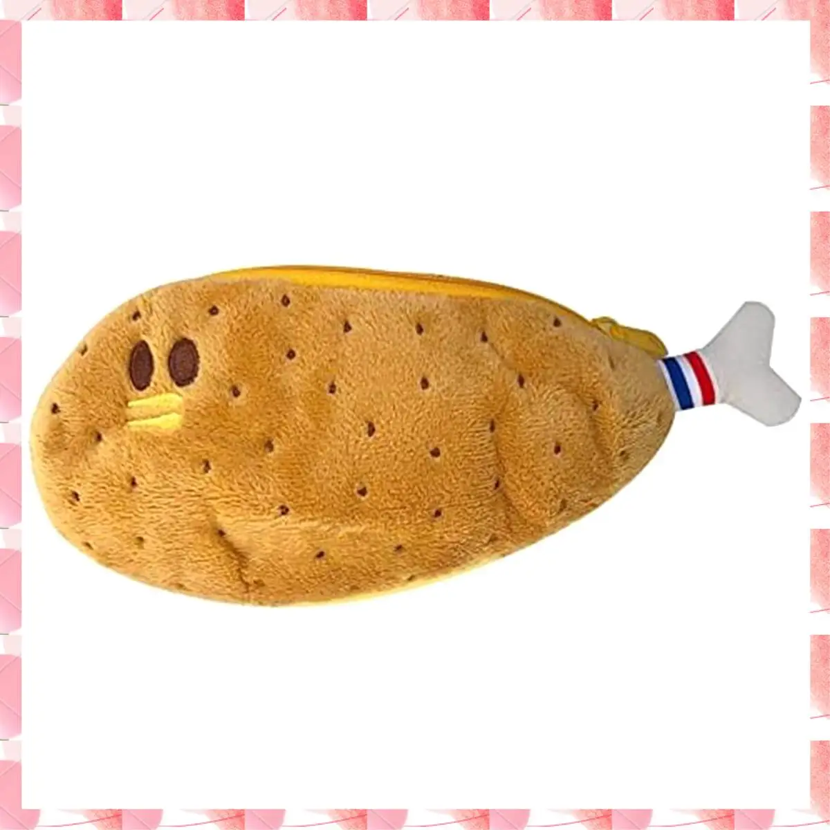 JAJA Creatives Novidade Engraçado Rosto Simulação Comida Frutas Personagem Macio Roupas Recheadas Caixa de Lápis