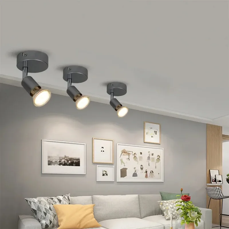 LED Spotlight GU10 Warm White Pivoting 1 Head Hot Selling Design LED Ceiling Light I Wall Spot Light