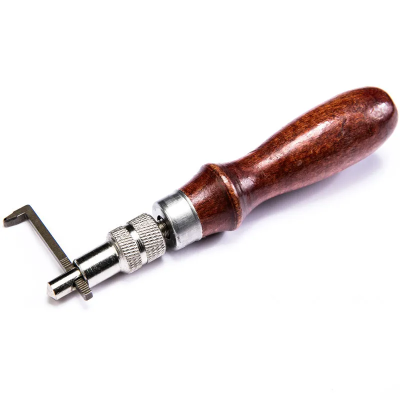 Grooving Device DIY Leather Tool For Processing the Edges of the Skin Leather Craft Stitching Hammer Fold Leather Working Tools