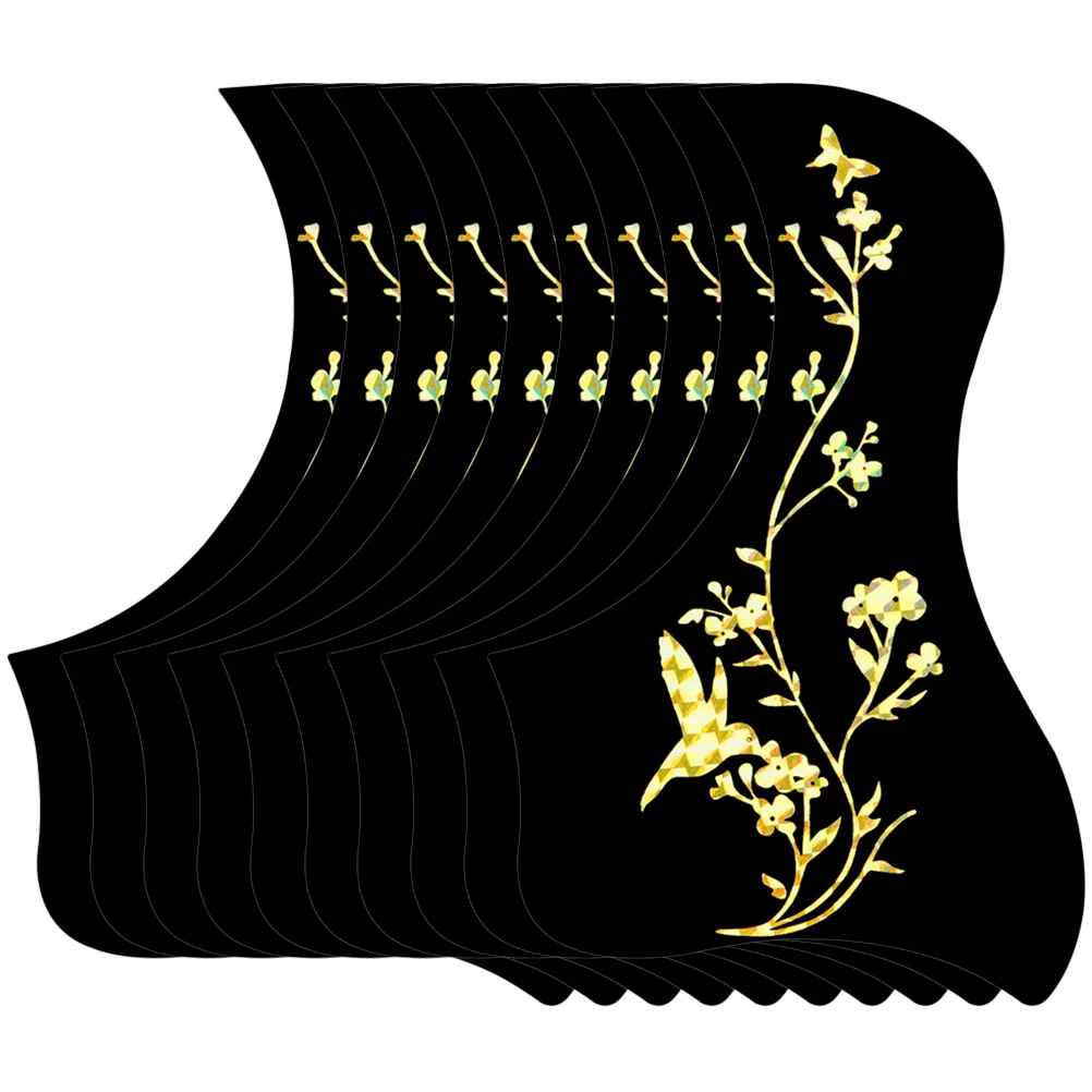 

10 Pcs Guitar Protective Plate Accessories Acoustic Protector for Board Folk Pickguards