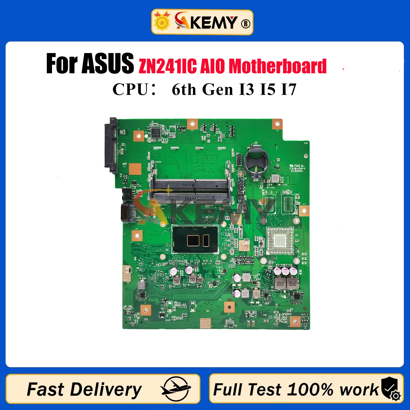 

ZN241IC Motherboard For ASUS Zen AIO ZN241I ZN241IC Mainboard With I3 I5 I7 CPU 100% tests OK fast shipping stk