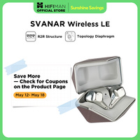 HIFIMAN SVANAR Wireless LE Noise Cancelling Bluetooth in-Ear Hi-Fi Earphones with Hymalaya DAC, Topology Diaphragm Driver, IPX5