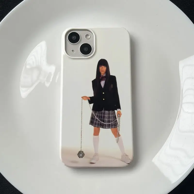 Gran oferta, funda de teléfono k-kill b-bill m-film para iPhone 16 15 14 13 12 11 Pro Max 16E XR X XS Max 7 8 Plus, funda de película brillante Y2K