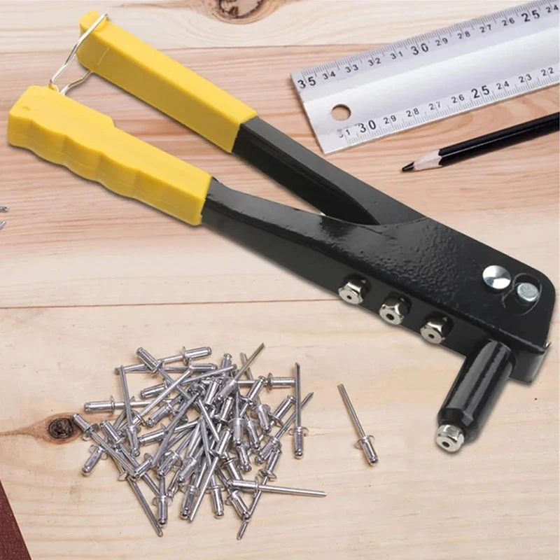 Professional Hand Riveter Set Anti-rust Hand Riveter Removable Labor-saving Corrosion Preventive DIY for Metal Automotive