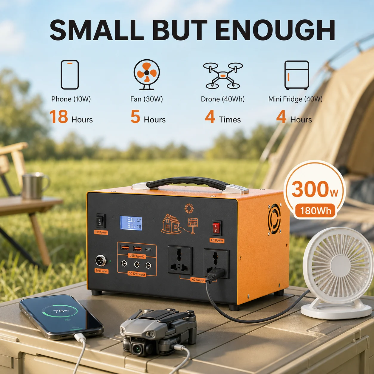 Stazione di Alimentazione Port - Portable Power Station 300W Camping recensione e prezzo